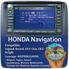 Latest Honda Sat Nav Update