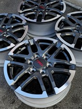 18" OEM TOYOTA TRD TWIN 6 SPOKE CHARCOAL/MACHINED 6x139.7 SUV 4x4 7.5J ET55