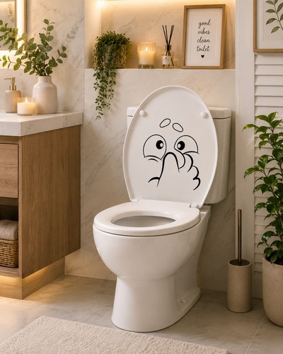 Funny toilet sticker - funny,