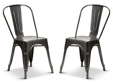 2 Graphite Grey Tolix Style