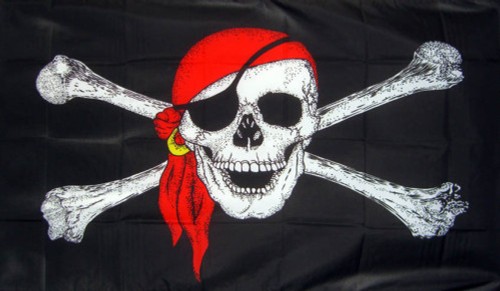Pirate flag huge - pirate, 5