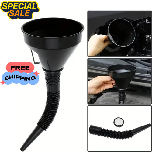 Heavy duty flexible funnel - flexible,