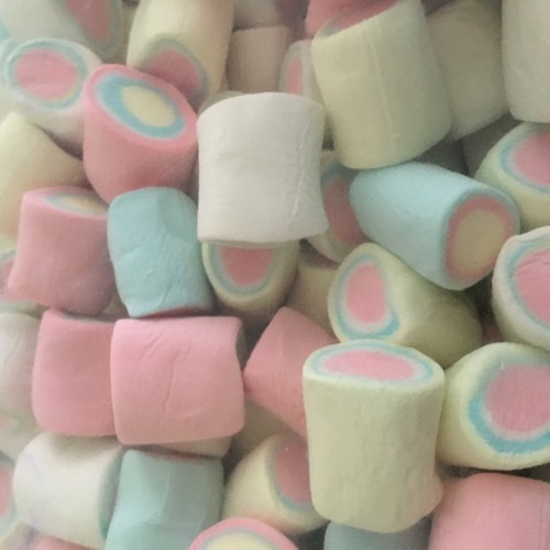 Big multicoloured marshmallows - multicoloured,