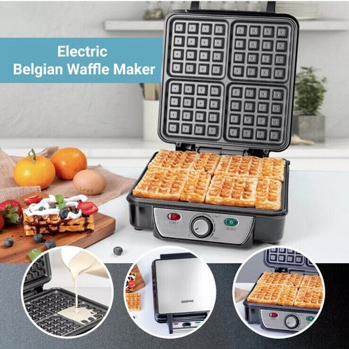 Geepas waffle maker slice - maker,