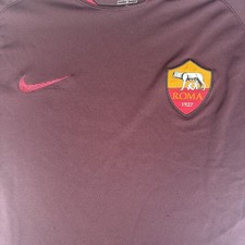 Rare Original AS Roma 2016/2017 Training Football Shirt Mens Large