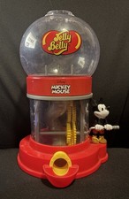 Jelly Belly Disney Mickey Mouse Bean Dispenser Machine Collector Item-Mint!