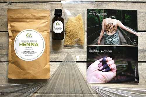 Henna kit organic - am,