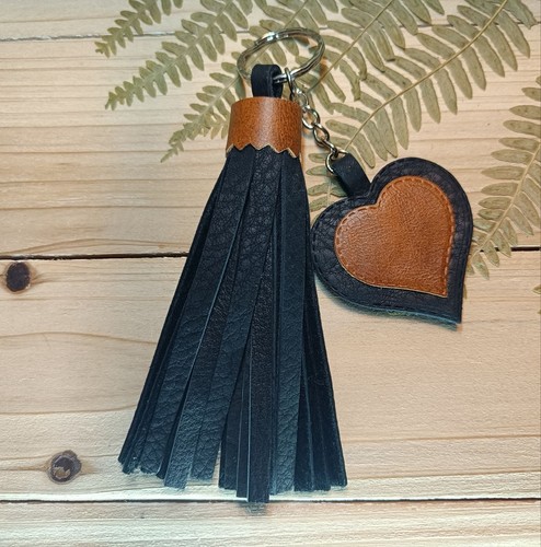 Real leather handmade tassel