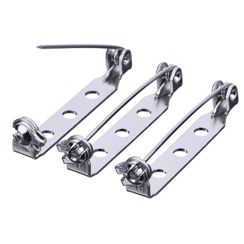 25mm stainless steel brooch - 25mm,