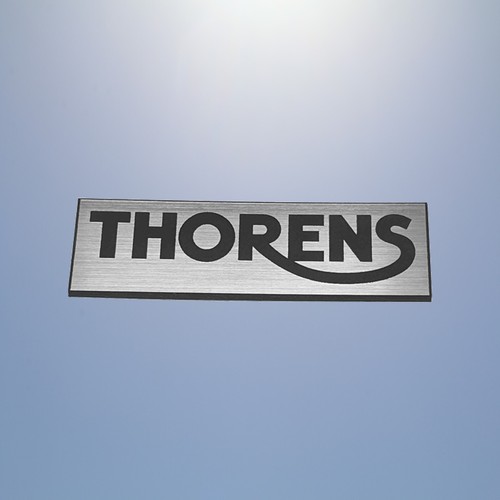 Thorens 60x18mm badge - , emblem