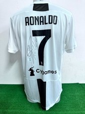 MAGLIA JUVENTUS RONALDO AUTOGRAFATA NO MATCH WORN SHIRT CAMISETA COA