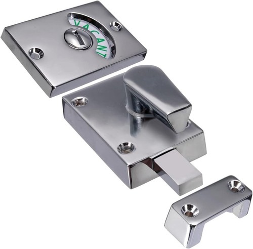 Door lock indicator toilet - lock,