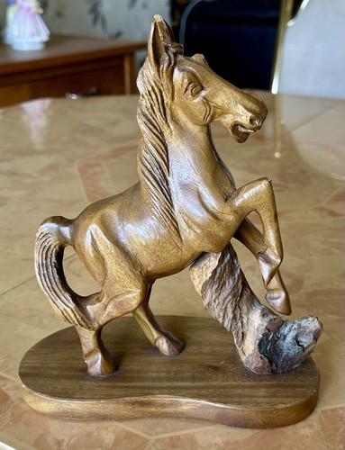 Vintage hand carved wooden - vintage,