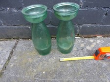 Vintage hyacinth bulb vase X2