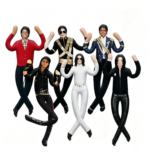 28cm michael jackson cosplay - michael,