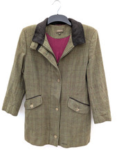 Musto Coat Womens 12 Wool Angora Tweed Field Jacket Shooting Hunting Races