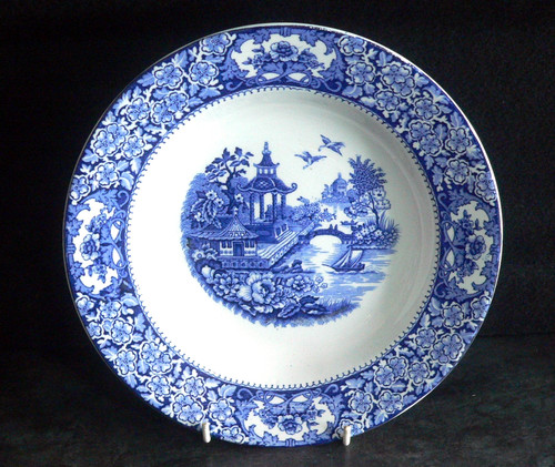 Antique old alton - ware, blue