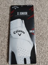CALLAWAY X JUNIOR SMALL REG. LEFT HAND GOLF GLOVE. BNIB. FREE UK POSTAGE.