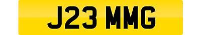 Jemma number plate - number, j23