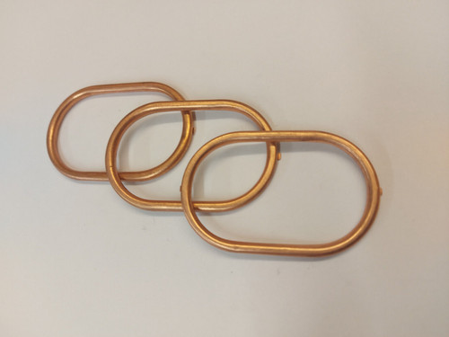 Triumph exhaust header gaskets - header,