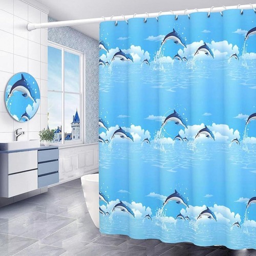 Bathroom curtain set - bathroom,