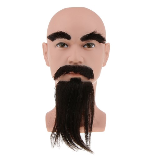 Male cosmetology manikin head - male,