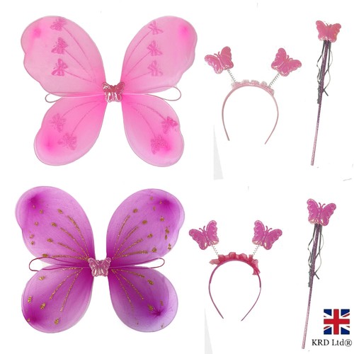 3pc butterfly fairy wings - 3pc,