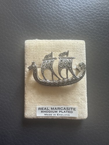 Real marcasite rhodium plated - rhodium,