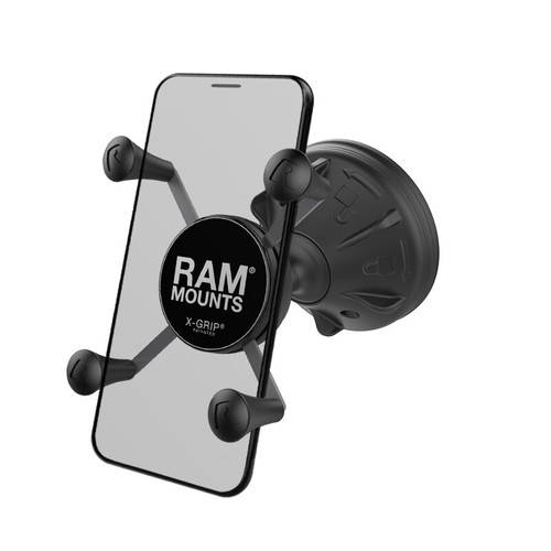 Ram grip phone mount with - x-grip,