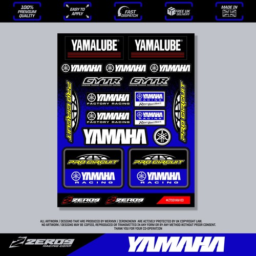 Yamaha stickers motocross - stickers,,