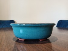 Bonsai pot ceramic small oval - pot,