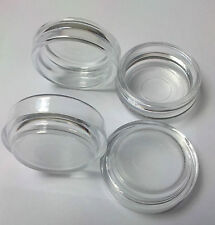 8 x Clear Plastic Castor Cups