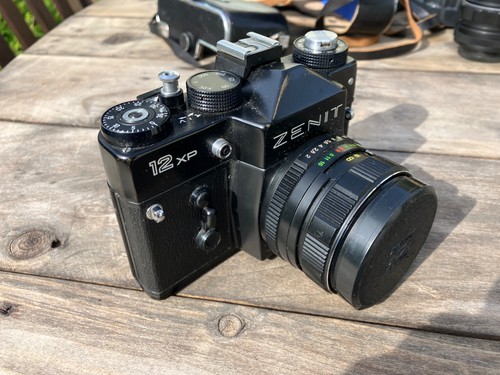 Zenit black 35mm slr - zenit,
