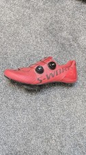 Specialized S Works 7 Carbon Cycling Shoes UK 10.5 EU 45 red Lightly Used