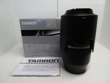 Tamron SP 70-300mm F/4-5.6 Di VC USD lens A005E for Canon mount, with cap,