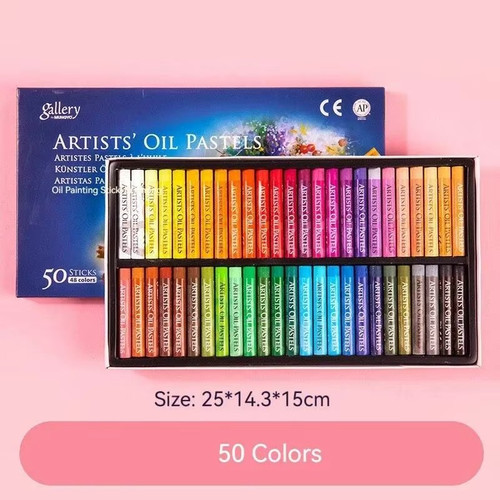 Professional oil pastel set - pastel,
