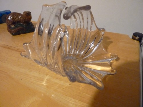 Mid century crystal cetrepiece - mid,