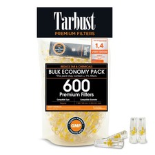 Tarbust 600 Cigarette Filters Tips, Reusable, 7.65-7.95mm, with travel case