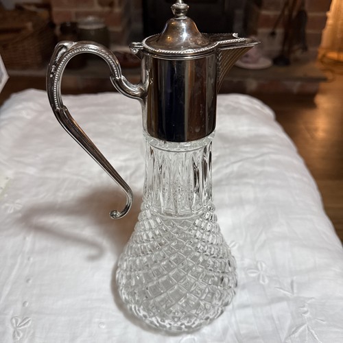 Vintage cut glass - , jug