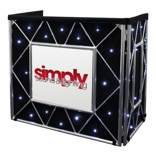 Equinox truss booth starcloth - truss,