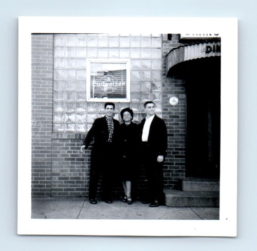 Old vintage square - old, trio