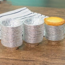 200Pcs Small Deep Foil Pie