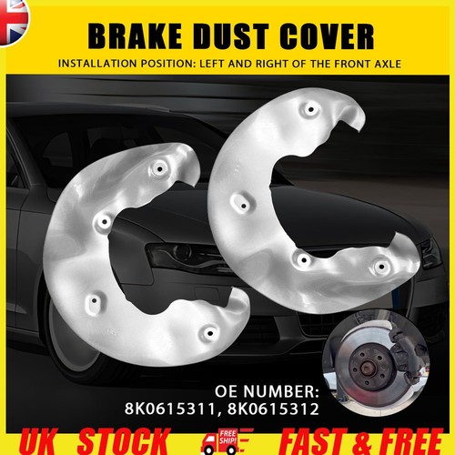 Pair front brake disc dust - pair,