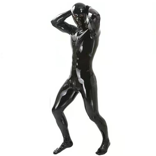 Latex amine mens black full - latex,