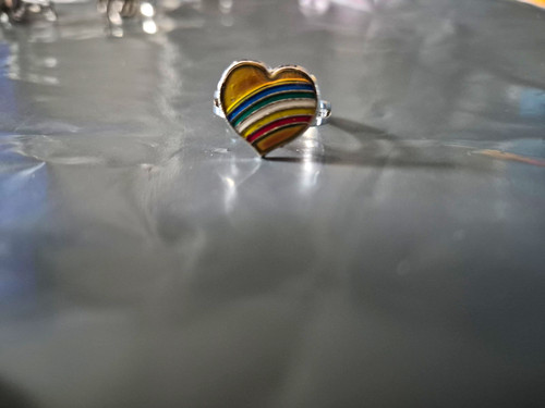 Mood ring silver tone - silver,