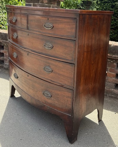 19th century mahogany bow - century,