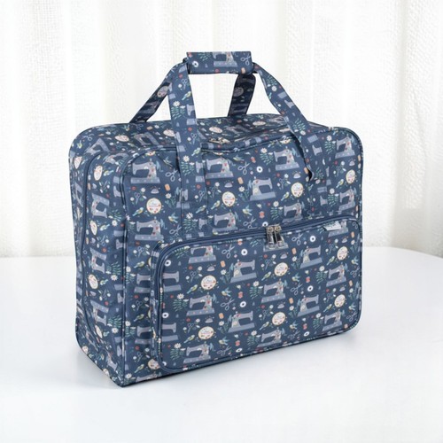 Blue sewing machine carry bag - blue,