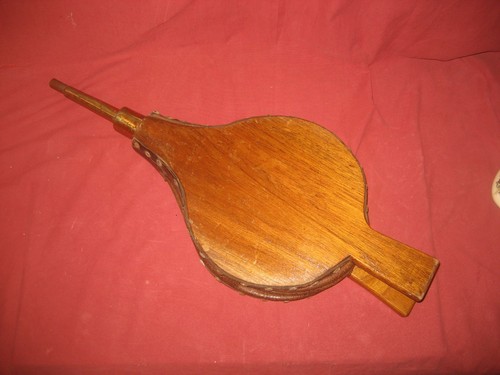 Fire bellows wood - and, leather