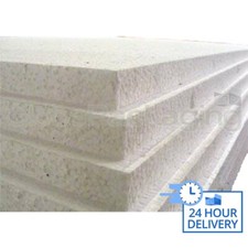 6 x EXPANDED 2" POLYSTYRENE FOAM SHEETS 2400x1200x50mm