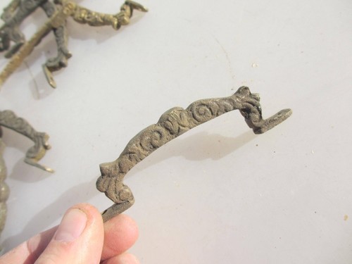 Vintage brass cabinet pull - vintage,